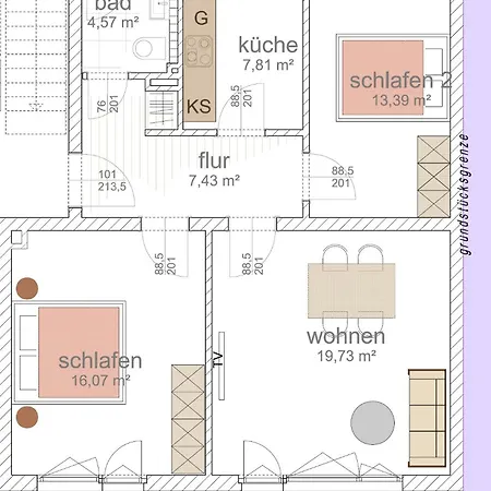 Appartamento Neues Trendy In *